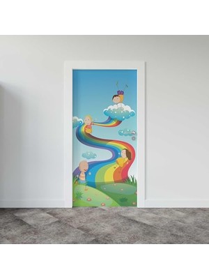 Ertürk Store Kapı Giydirme Kapı Sticker Folyosu Gökkuşağı