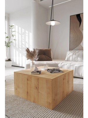 Maison Luré Orta Sehpa 72X72 cm Iskandinav Stili Küp Sehpa