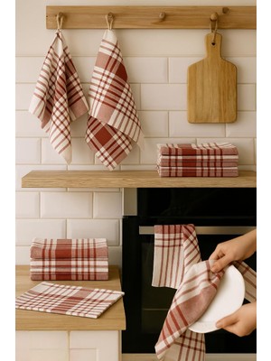 Tr 10 Lu Lüks Mutfak Kurulama Bezi Seti 45X65 cm Table Linen