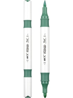 Tr Art-X Çift Uçlu Akrilik Marker Çizim Kalemi Her Yüzeye Uygun Kalıcı Mürekkep 1-6 mm Uç Ka