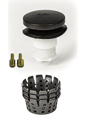 Ertürk Store 3/8 Inç 5/16 Inç Evrensel Parmak Dokunuşu Uç Burun, Ayakla Çalışan Banyo Küveti/küvet Tahliye Tıkacı ve Bağlantı Elemanları Içerir