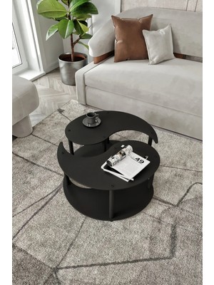 Maison Luré Yin Yang Unıty Serenıty Orta Sehpa 2 Li Siyah