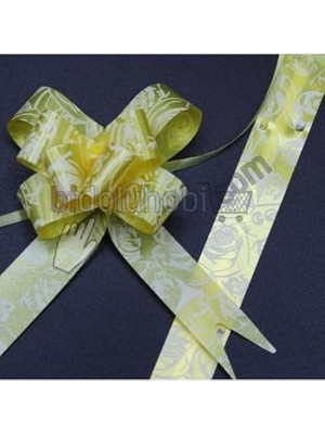 Ertürk Store Paket Süsü Pratik Fiyonk 10'lu 35 cm Sarı