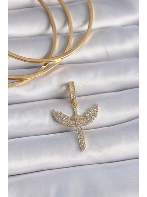 Bin1çeşit Pirinç Renk Zirkon Taşlı Mikail Model Ajda Charm