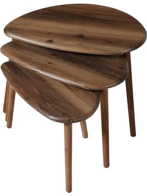 Maison Luré Kahverengi Rustik Zigon Sehpa 47X42X64 cm