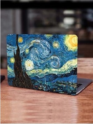 Ertürk Store Vincent Van Gogh Yıldızlı Gece Tablosu Laptop Tablet Sticker Kaplaması