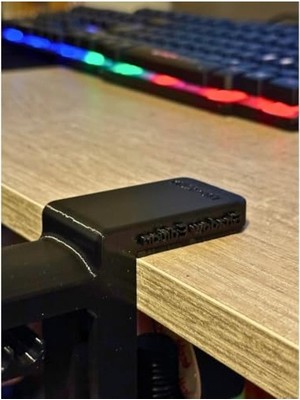 Siyah Renk Premium Asılabilir Kulaklık Standı, Kaydırmaz Tasarım