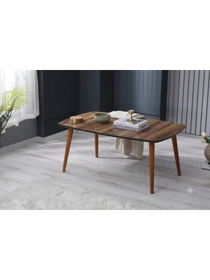 Maison Luré Liva Orta Sehpa | Mdf Tabla & Ahşap Ayaklı 1. Sınıf Kalite