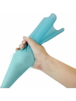 93- Siliko World Krema Torbası Silikon 30CM, Mavi