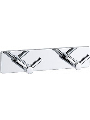 Elovias System 2325 Yapışkanlı Askı Krom Renk 185MM (AS2325 0185 Cr-Cr)