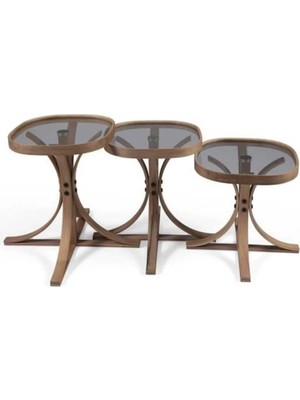 Maison Luré Ceviz Füme Zigon Sehpa 42 cm