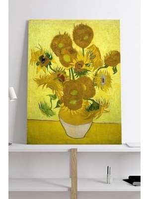 Ertürk Store (PSTER18842) Ayçiçekleri; Sunflowers, Van Gogh Sanatsal Kanvas Tablo 50 x 70