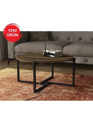 Maison Luré Demir Orta Sehpa Ceviz