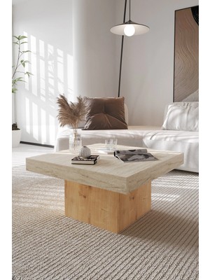 Maison Luré Volka Orta Sehpa 72X72 cm Iskandinav Stili Küp Sehpa