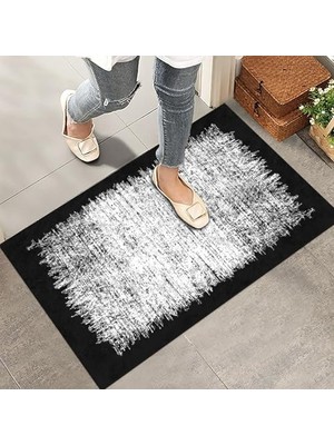 Ertürk Store Kapı Önü Paspası; Modern ve Kapı Paspası | Ev, Ofis ve Dış Mekân Kullanımı Için (Siyah Beyaz Modern) 45X65
