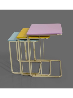 Maison Luré Gold 3 Lü Amor Zigon Sehpa