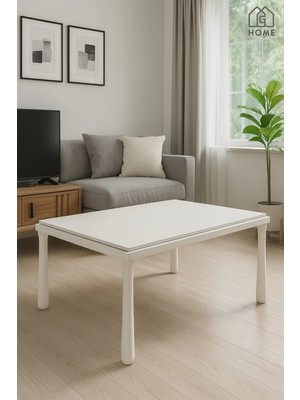Maison Luré Alvin Orta Sehpa Bohem Ahşap Lake Boya
