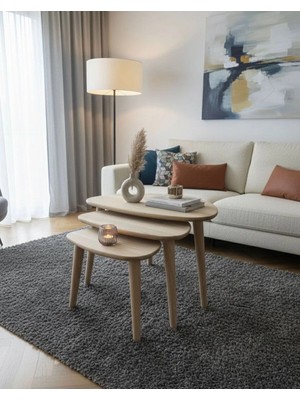 Maison Luré Ahşap Zigon Sehpa