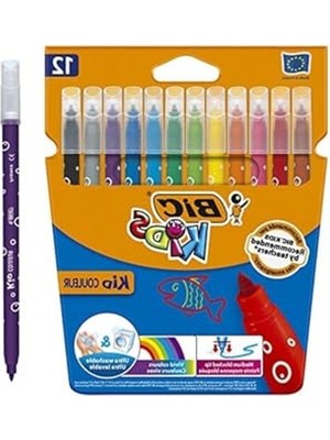 Marka: Bıc Kids Kid Couleur Ultra Yıkanabilir Keçeli Boya Kalemi 12 Renk Kategori: Keçeli KALEMLER,RENKLIBLGTRNDNZ5014020