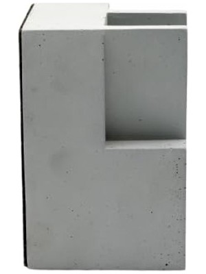 Brüt Beton Kitap Desteği, Şık ve Kullanışlı Kitap Tutucu