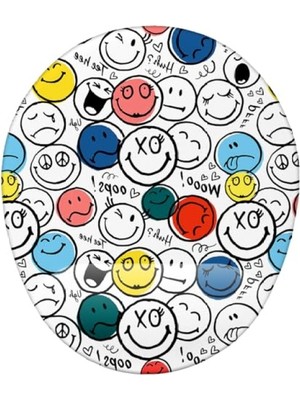 Gülümseme Desenli Bilek Destekli Mouse Pad