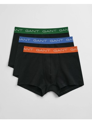 Gant Erkek Siyah Slim Fit 3'lü Boxer