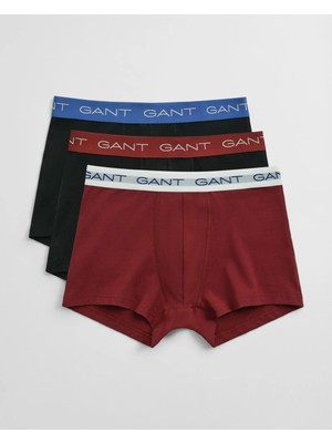 Gant Erkek Bordo 3'lü Boxer