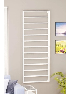 Maison Luré 13 Katlı Duvara Monte Metal Şarap Rafı Şaraplık & Servis Arabası