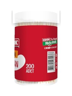 Ertürk Store Bambu Kürdan Jelatinli 200'LÜ 2'li Paket