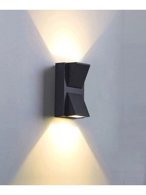 Modern Duvar LED Aplik, IP44 Suya Dayanıklı, Gün Işığı