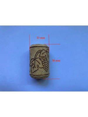 Maison Luré 38X22.5 mm 50 Adet Aglomere Şişe Mantar Tıpası Şaraplık & Servis Arabası