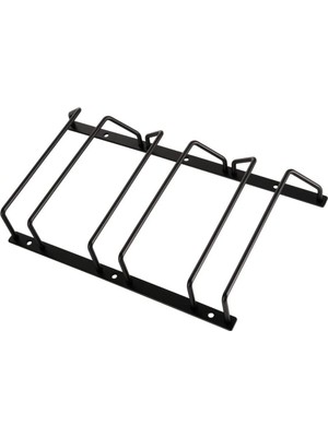 Maison Luré 18 cm Siyah Şarap Bardağı Raf Tutucu Şaraplık & Servis Arabası