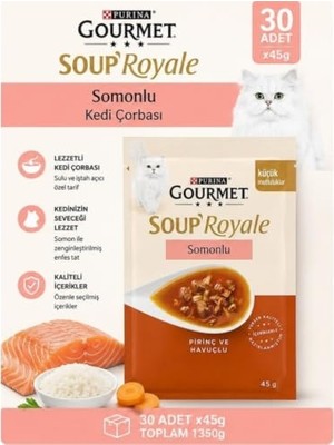 Soup Royale Somonlu Kedi Çorbası 30X45G