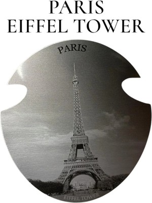 Maison Luré Paris Eiffel Tower Şarap Damlalığı Akıtmaz 20 Adet Şaraplık & Servis Arabası