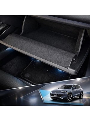 Volkswagen Tiguan 2024 Sonrası Uyumlu Konfor Seti – Kapı Cepleri, Torpido ve Konsol Için Kaymaz Araç Içi Saklama Alanı Kaplama | Gürültü Önleyici Organizer Aksesuar