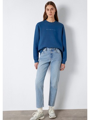 Mavi Denim Baskılı Mor Sweatshirt 1S10525-70260