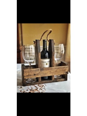 Maison Luré Skâl Wine Holder Şaraplık & Servis Arabası