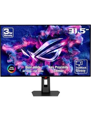 Ertürk Store Rog Strix XG32UCWG 31.5″ Woled 4K 165Hz Fhd 330Hz 0.03MS Freesync Premium G-Sync Uyumlu Gaming Monitör
