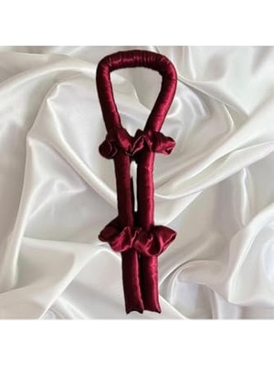 Ertürk Store Saten Saç Sosisi Bigudi ile Isısız Şekillendirme Toka Seti