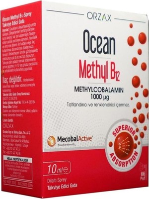 Tr Methyl B12 1000 Mg, 10 ml Dilaltı Sprey