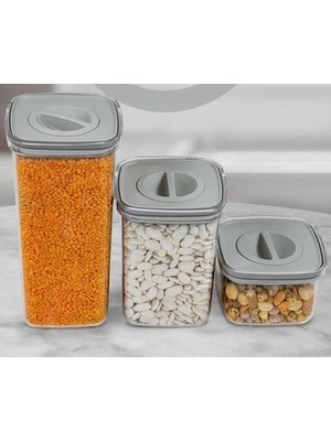 Odavar Saklama 3 Parçalı Plastik Kapaklar | Bpa Içermeyen, Sızdırmaz Gıda Kabı, Şeffaf