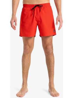 Quiksilver Everyday Solid Volley 15 Erkek Kırmızı Deniz Şortu