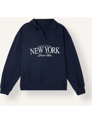 Defacto  Kadın Sweat I3316AX/NV251 Navy