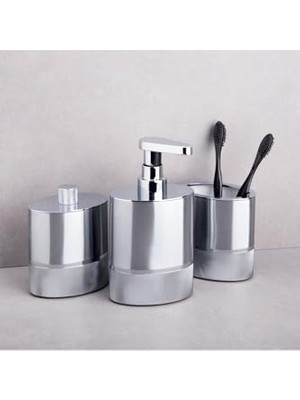 Ertürk Store Tezgah Üstü Sıvı Sabunluk Krom Renk 176X63X95 mm