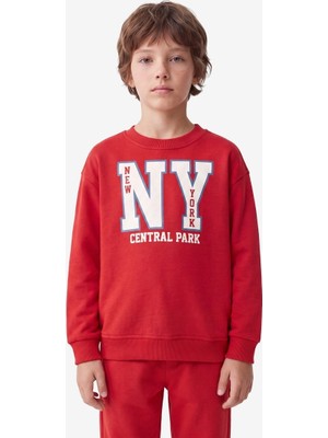 Koton Erkek Çocuk Sweat 7WKB10165TK Kırmızı
