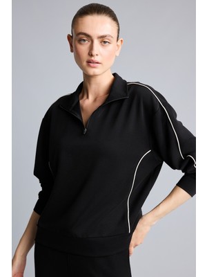Defacto  Kadın Sweat H4537AX/BK81 Black