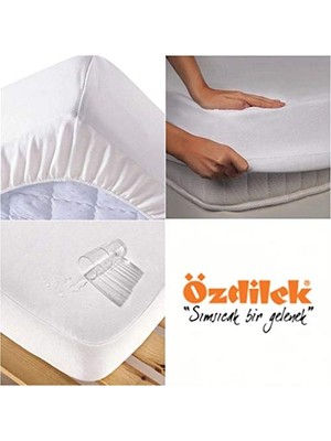 Ertürk Store Lastikli Sıvı Geçirmez Fitted Yatak Koruyucu Alez 150X200