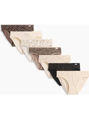 Gap Kız Çocuk Çok Renkli Bikini Külot (7'li)