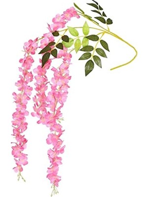 Ertürk Store Yapay Çiçek Sarkan 3 Dallı Akasya 90 cm Pembe