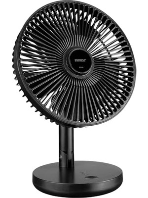 Ertürk Store EFN-521 Masaüstü Şarj Edilebilir 3 Kademeli 1200 Mah USB Fan (Siyah)